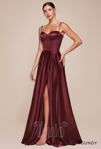 Vivid Formal Azura Ball Gown in Burgundy / Reds