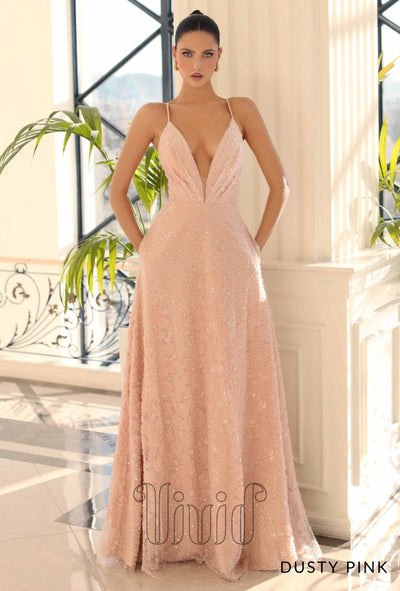 Nicoletta Brielle Gown NC1060 in Dusty Pink / Pinks