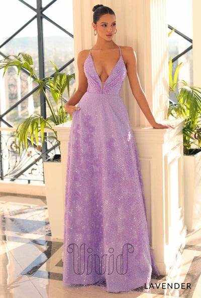 Nicoletta Brielle Gown NC1060 in Lavender / Purples