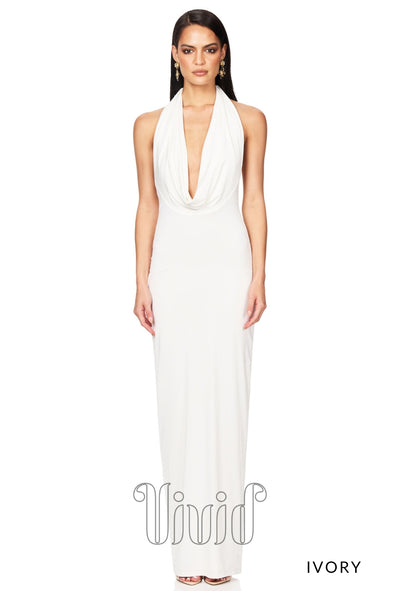 Nookie Element Gown in Ivory / Whites