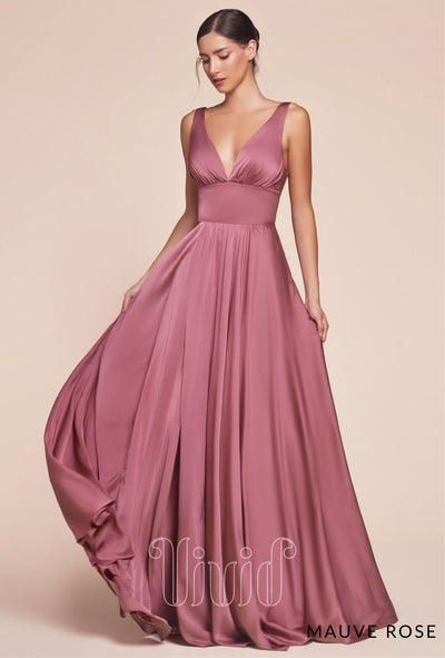 Vivid Core Fleur Gown in Mauve Rose / Purples