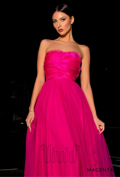 Nicoletta Kaia Ball Gown NC2001 in Magenta / Pinks