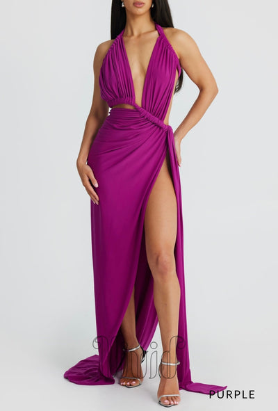 Melani The Label Kailani Gown in Purple / Purples