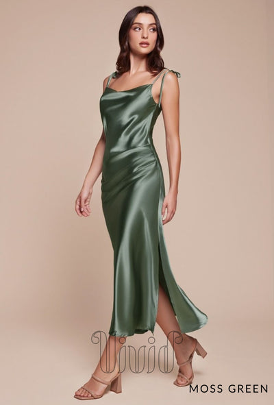 Vivid Core Lily Dress in Moss Green / Greens