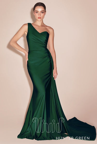 Vivid Formal Louisa Gown in Hunter Green / Greens