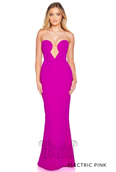 Nookie Minx Gown in Electric Pink / Pinks