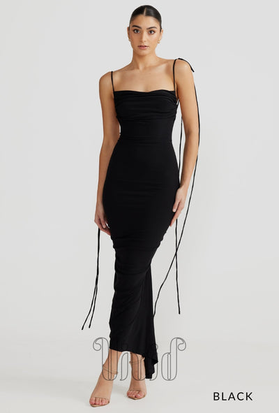 Melani The Label Olivia Dress in Black / Blacks