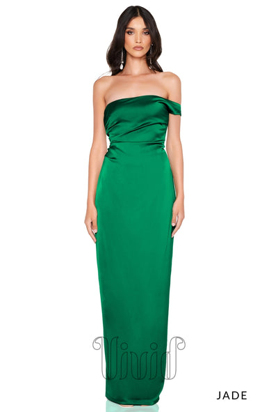 Nookie Pallisade Gown in Jade / Greens