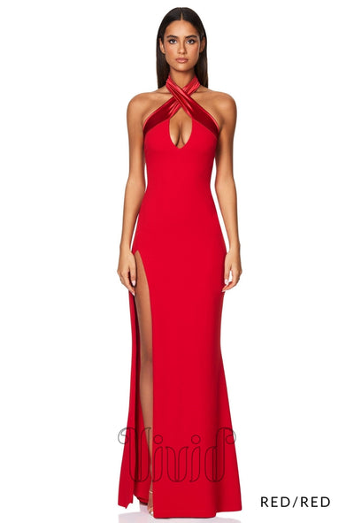 Nookie Renaissance Gown in Red/Red / Reds