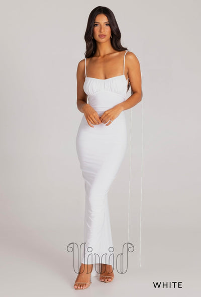 Melani The Label Zahara Dress in White / Whites