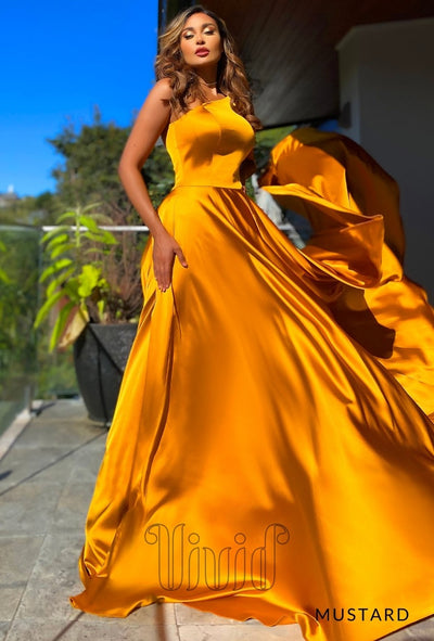 Jadore Nikki Gown JX5059 in Mustard / Yellows