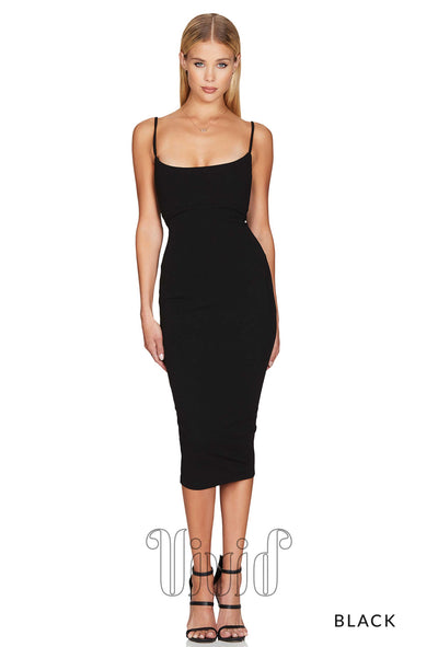 Nookie Bailey Midi in Black / Blacks